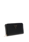 Guess Meridian Large Zip Around Wallet, Black