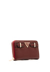 Guess Eco Ali SLG Zip Around Wallet, Burgundy