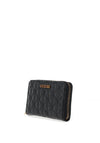 Guess Aveta Logo Medium Zip Around Wallet, Black