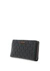 Guess Aveta Large Zip Around Wallet, Black