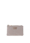 Guess Caddie Logo Patent Mini Wallet, Light Grey