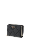 Guess Caddie Logo Patent Wallet, Black