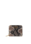 Guess Faux Snakeskin Small Zip Purse, Natural Multi