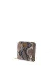 Guess Faux Snakeskin Small Zip Purse, Natural Multi