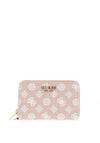 Guess Laurel Peony Logo Wallet, Rosewood