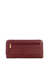 Guess Lovide Quilted Large Zip Around Purse, Merlot