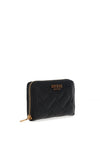 Guess Gracelynn Medium Zip Around Wallet, Black