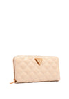 Guess Giully SLG Large Quilted Wallet, Beige