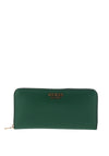 Guess Laurel Large Zip Around Wallet, Forest