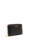 Guess Arja Small Pebbled Faux Leather Wallet, Black