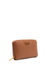 Guess Arja Small Pebbled Faux Leather Purse, Cognac