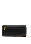 Guess Arja Large Pebbled Faux Leather Purse, Black