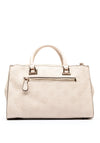 Guess Cresidia Logo Print Satchel Bag, Off White