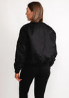 Guess Womens Padded Bomber Jacket, Black