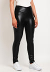 Guess Faux Leather High Rise Skinny Trouser, Black