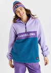 Harper & Lewis Unisex Mellow Quarter Zip Fleece, Purple