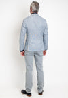 Herbie Frogg Mayfair Linen Blend Blazer, Blue Melange