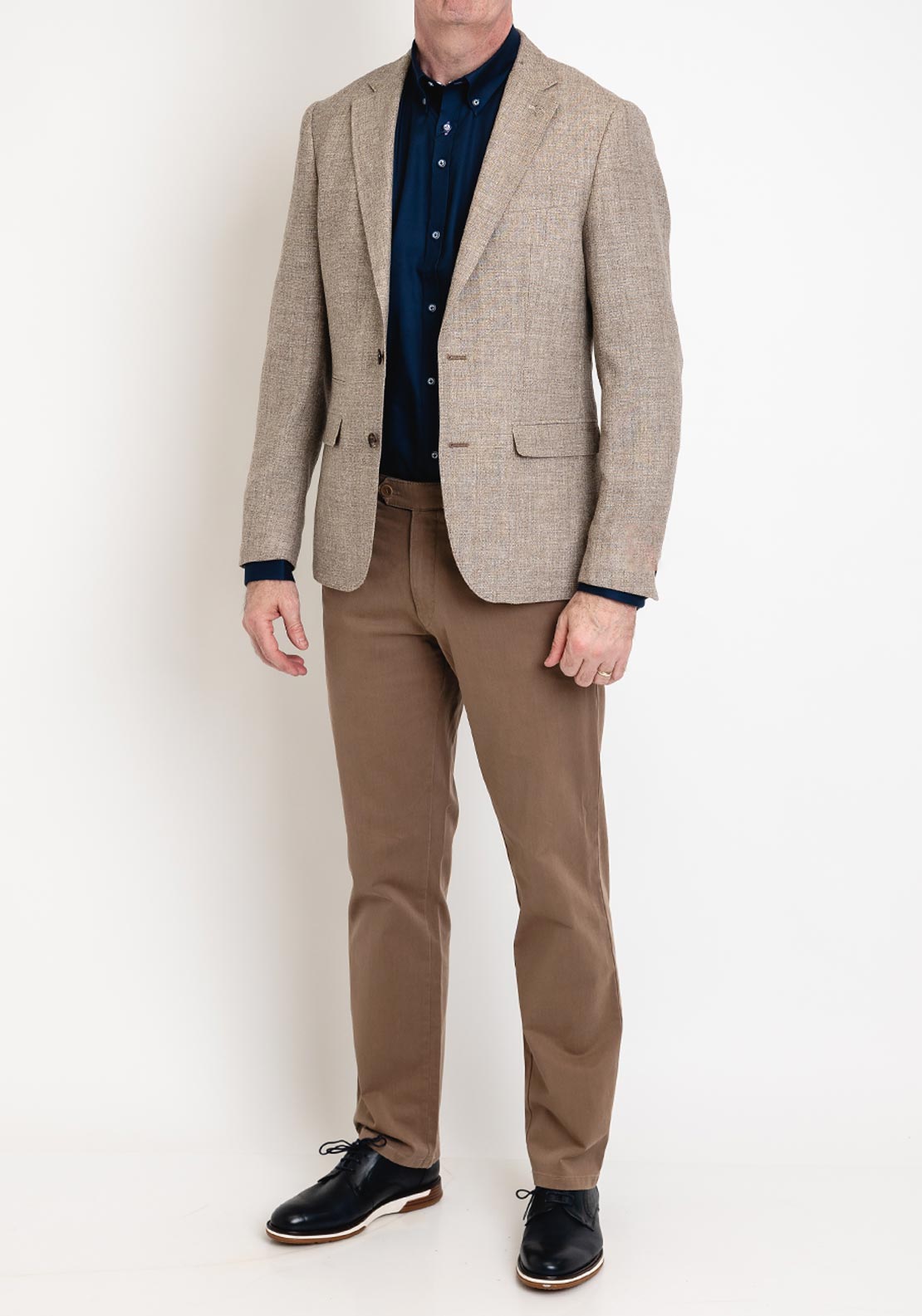 Herbie Frogg Wool Mix Blazer, Natural - McElhinneys