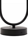 Widdop Hestia USB Touch Double Shade Lamp, Black