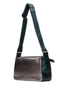 Hispanitas Colour Block Crossbody Bag, Metallic Multi