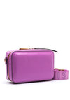 Hispanitas Patent Box Shoulder Bag, Violet