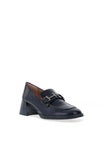 Hispanitas Heeled Patent Loafers, Navy