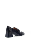 Hispanitas Heeled Patent Loafers, Navy