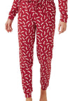 Indigo Sky Dotty Dachshund Pyjama Set, Red