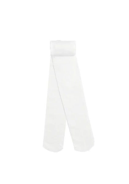 First Communion White Opaque Tights