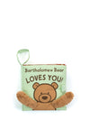 Jellycat Bashful Bartholomew Bear Loves You Book