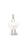 Jellycat Amuseables Cream Heart Bag Charm