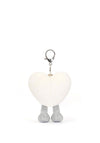 Jellycat Amuseables Cream Heart Bag Charm