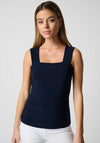 Joseph Ribkoff Square Neck Tank Top, Navy