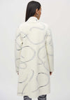 Joseph Ribkoff Abstract Print Jacket, White