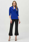 Joseph Ribkoff Cowl Neck Blouse, Blue