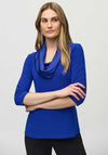 Joseph Ribkoff Cowl Neck Blouse, Blue