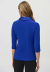 Joseph Ribkoff Cowl Neck Blouse, Blue