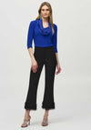 Joseph Ribkoff Cowl Neck Blouse, Blue