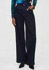 Joseph Ribkoff High Waisted Wide Leg Jeans, Dark Blue