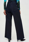 Joseph Ribkoff High Waisted Wide Leg Jeans, Dark Blue