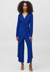 Joseph Ribkoff Wrap Wide Leg Jumpsuit, Blue