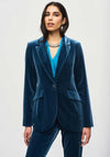 Joseph Ribkoff Velvet Blazer, Blue