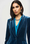 Joseph Ribkoff Velvet Blazer, Blue