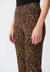 Joseph Ribkoff Leopard Print Cropped Trousers, Brown