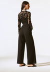 Joseph Ribkoff Sequined Wide Leg Jumpsuit, Black