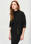 Joseph Ribkoff High Neck Dolman Sleeve Jumper, Black