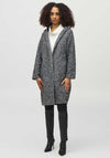 Joseph Ribkoff Knit Hooded Coat, Grey