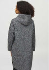 Joseph Ribkoff Knit Hooded Coat, Grey