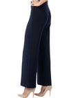 Joseph Ribkoff Pleated Wide Leg Trousers, Navy