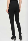 Joseph Ribkoff Faux Leather Contrast Leggings, Black